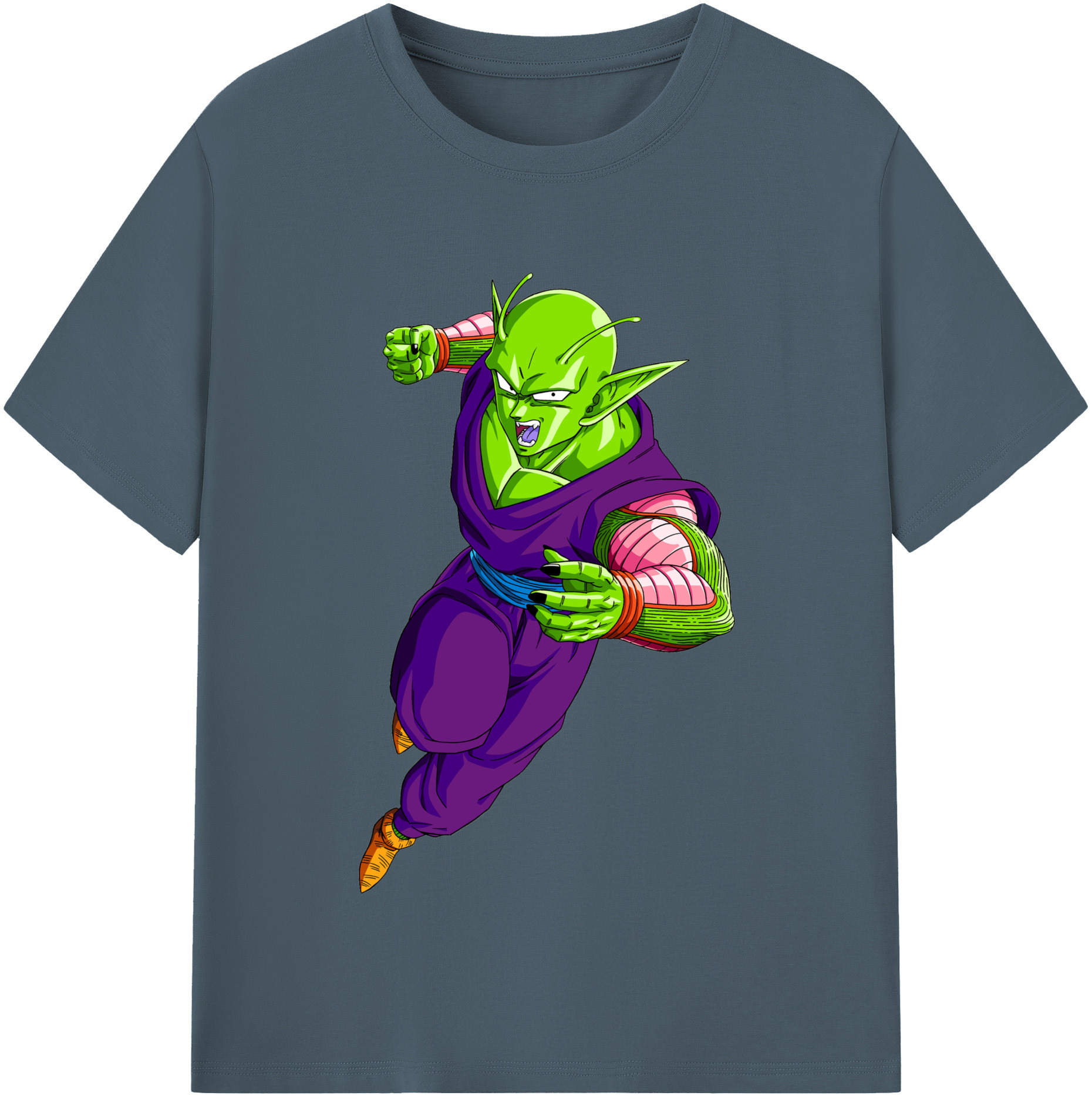 （画像用） ドラゴンボール ピッコロ DRAGON BALL Piccolo 綿100％半袖Tシャツ（フロントプリント）